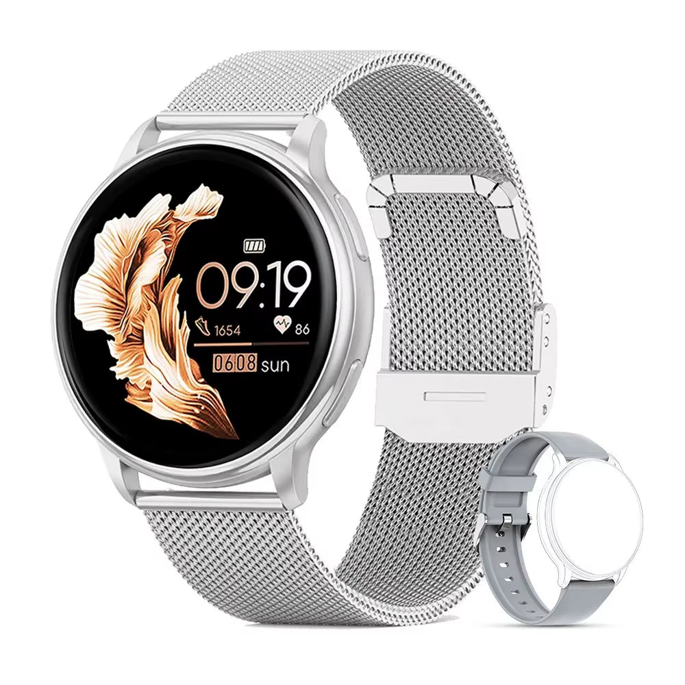 MEVADEN Bluetooth Smartwatch for Men and Women with Custom Dial, Fitness Tracker, Heart Rate Monitor, Compatible with Android and iOS - Model Y22