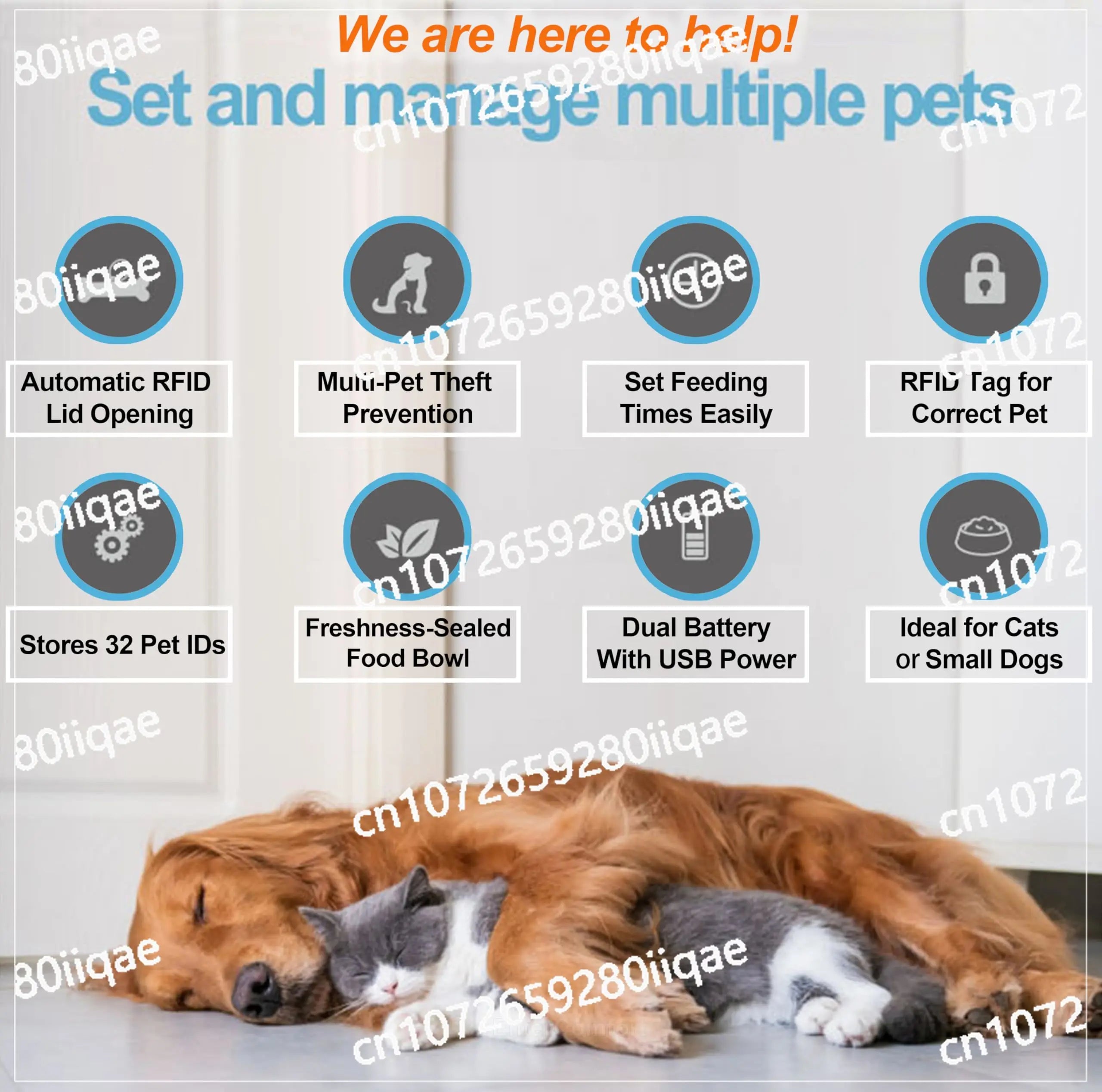 Smart Microchip Pet Feeder Bowl
