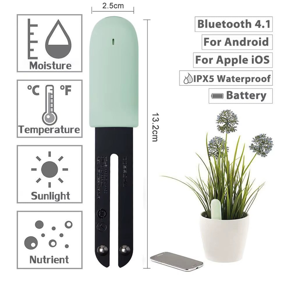 HHCC Flora Monitor Garden Care Plant Grass Soil Water Fertility Smart Tester Sensor Flower Garden Detector for Xiao Mi Mijia APP