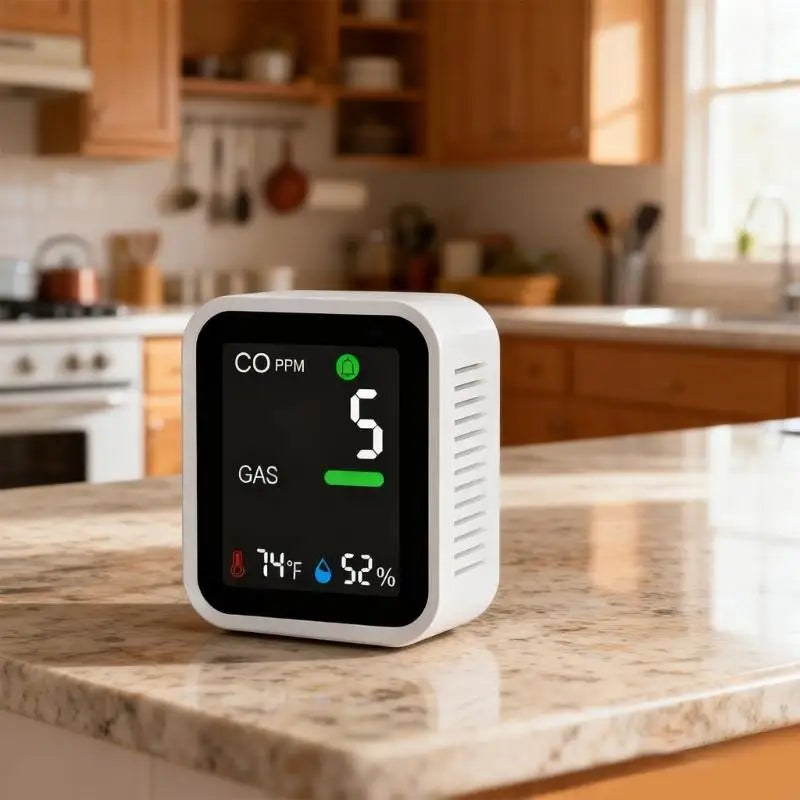 Multifunctional Homes Gas Detectors for Carbon Monoxide Methane & High Sensitivity Sensors Fast Alarm for House K1KF