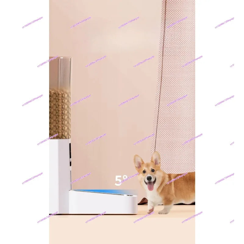 New smart pet automatic feeder, cat and dog regular quantitative automatic feeding machine cat food dog food bowl