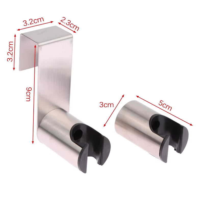 1PC Sprayer Hook Holder Free Nail Stainless Steel Toilet Bathroom Attachment Wall Shower Head Holder