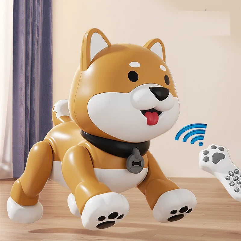 RC Electronic Robot Walking Dancing Dog Intelligent Touch Remote Control Pet Toy for Boys Girls Birthday Gifts