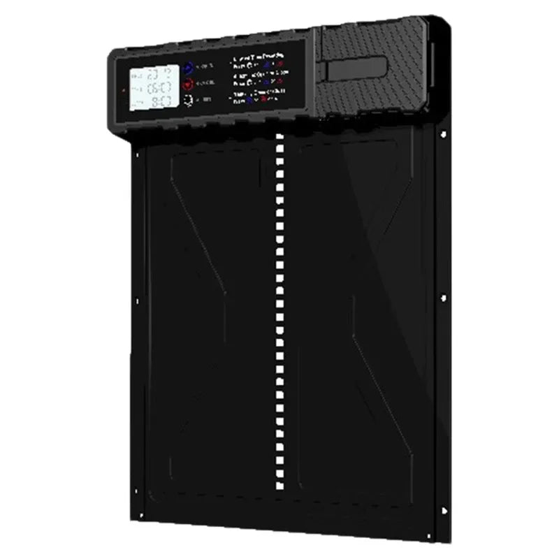 IPX3 Waterproof Pet Door, Aluminum Alloy Smart Timer Auto-Lift Chicken Coop Gate for Pigeons