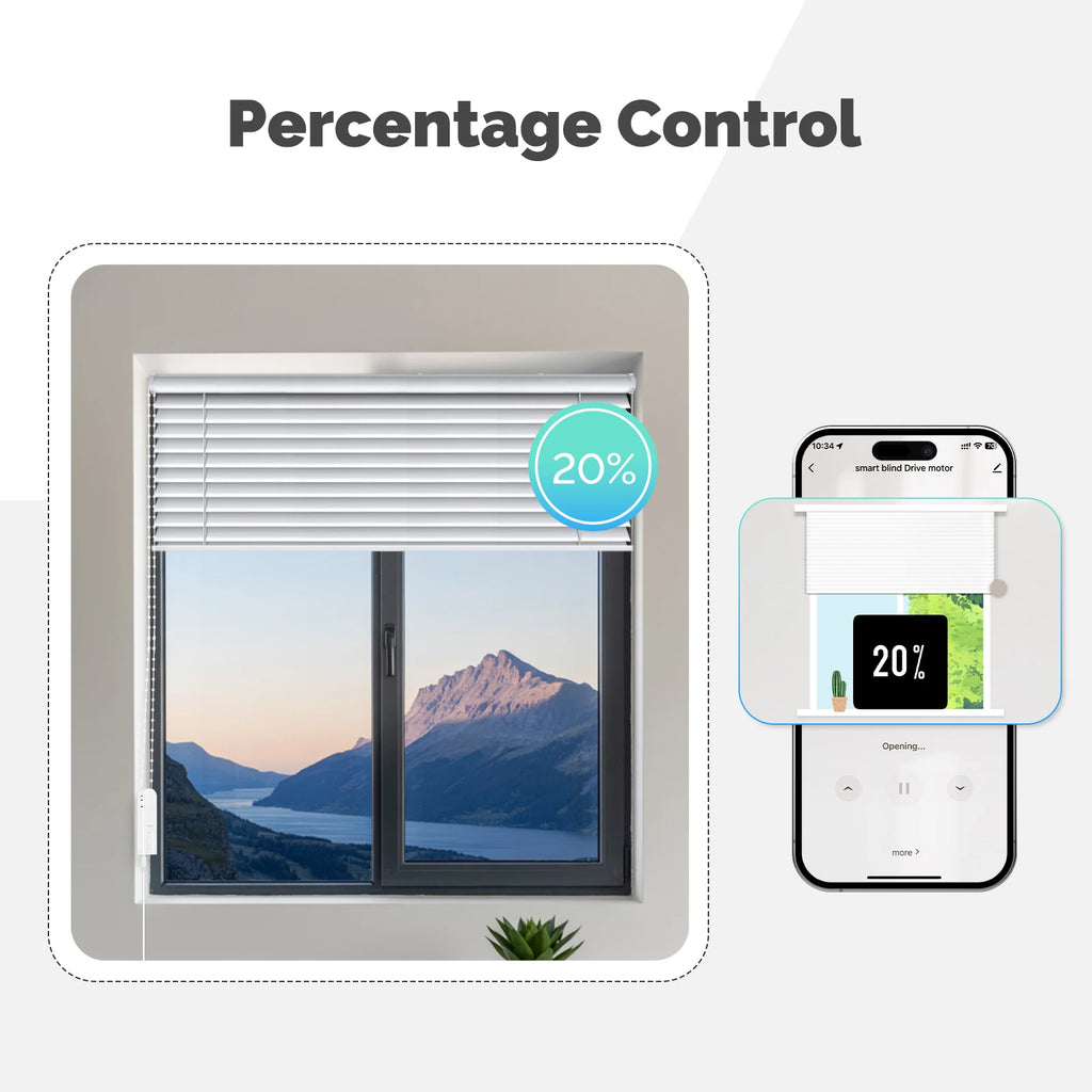 MOES Tuya WiFi Smart Shade Roller Blinds Motor Driver Electric Curtains Automation Shade Shutter Bead With Alexa Google Home