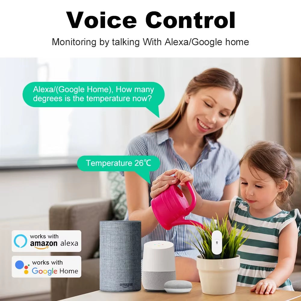 Smart Zigbee Soil Tester Thermometer Hygrometer Garden Automation Irrigation Detector for Plant Care Garden Automation