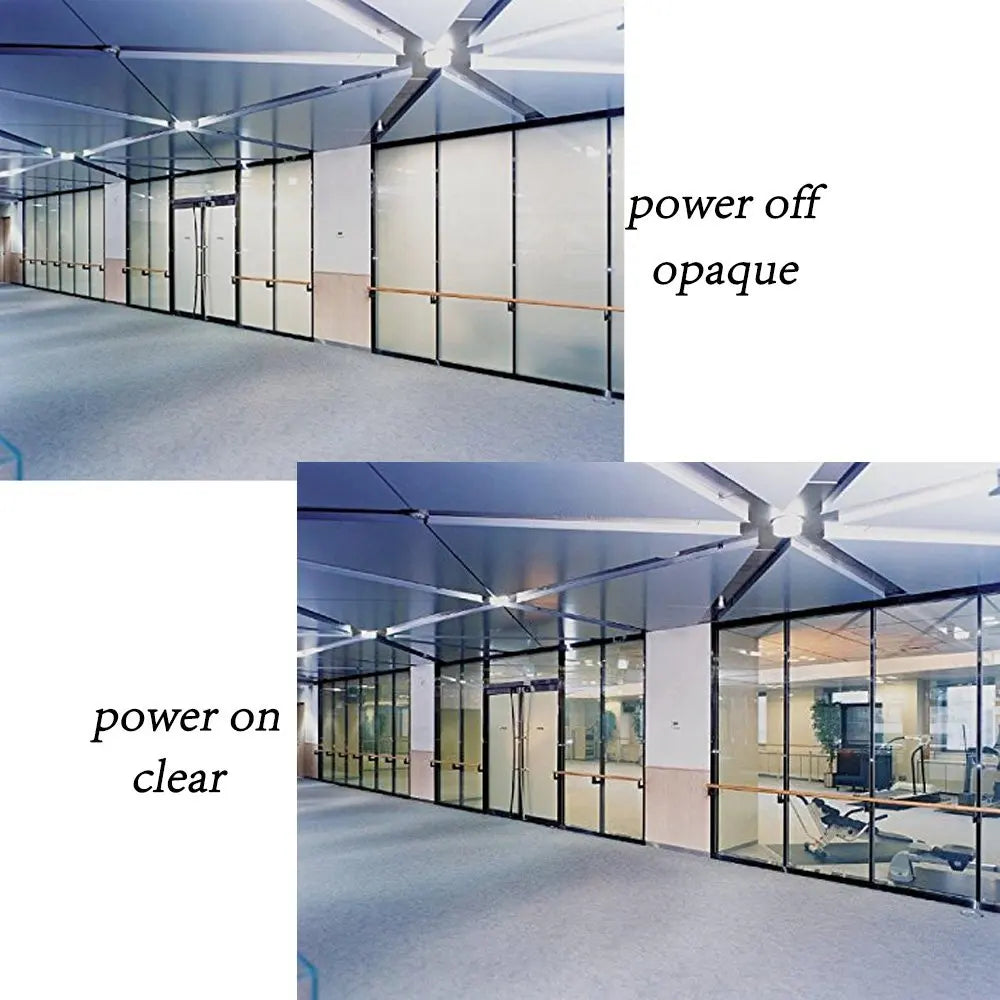 HOHOFILM 210mmx300mm Smart Film Sample Glass Window Film /PDLC Smart Film Switchable Film For Home,Building, hotel, office