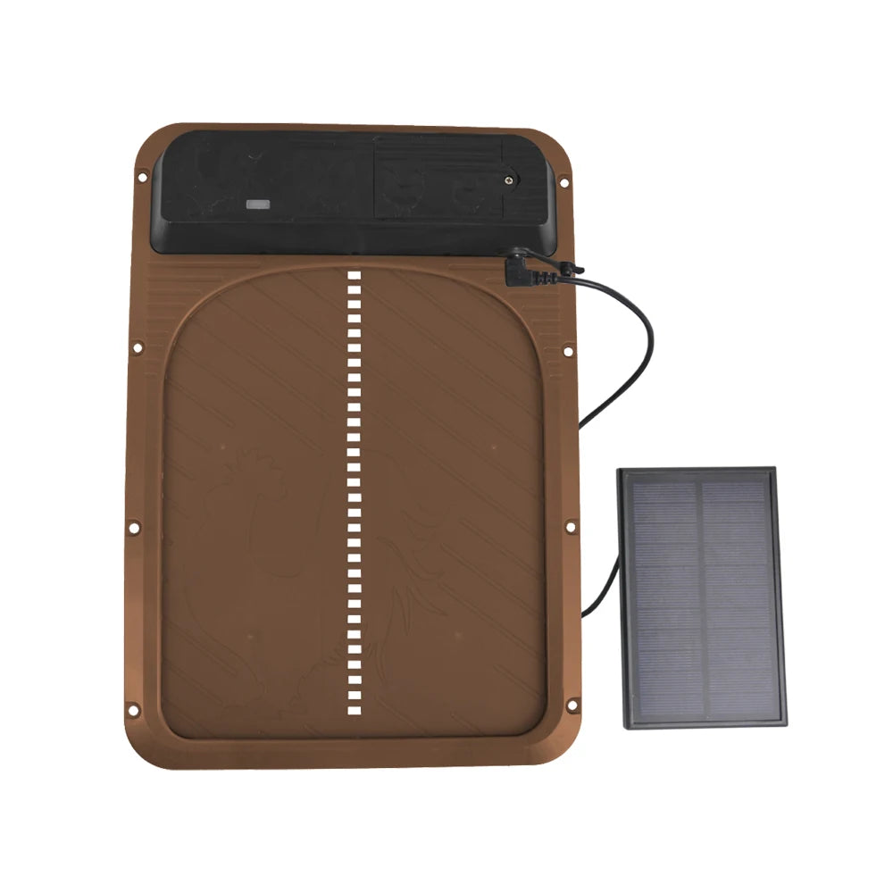 New smart chicken coop door Automatic chicken coop door opener Light-sensing brightness sensing principle pet door
