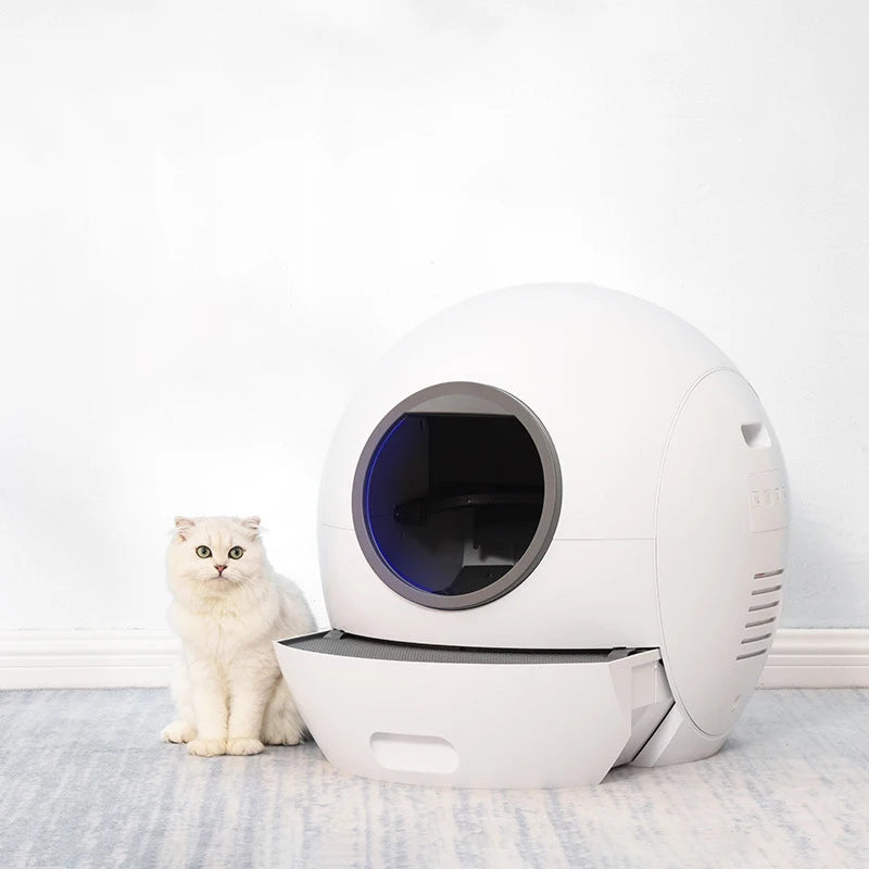 Self-cleaning Smart Pet Automated Robot Cat Box for Cats Auto Electric Cat Toilet APP