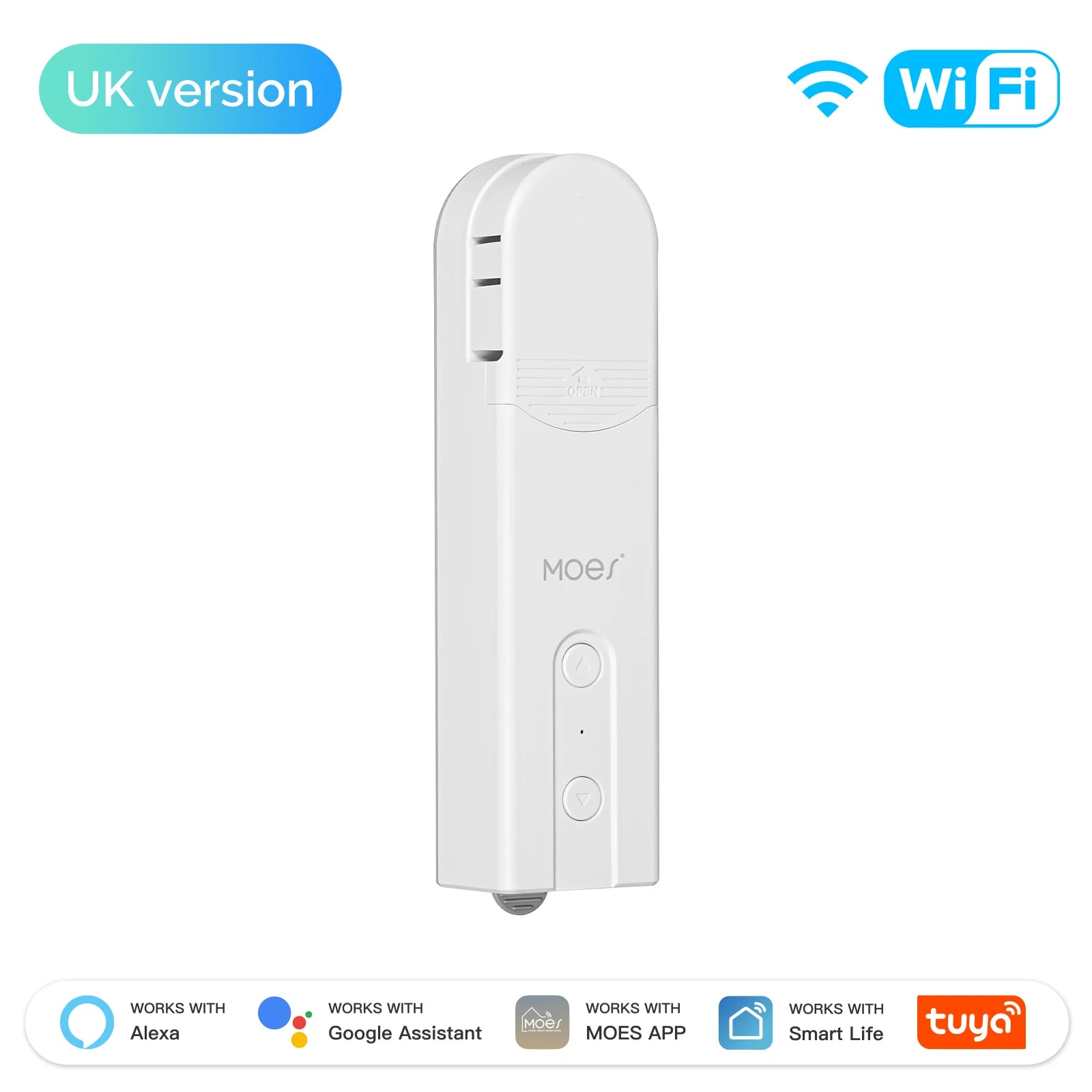 MOES Tuya WiFi Smart Shade Roller Blinds Motor Driver Electric Curtains Automation Shade Shutter Bead With Alexa Google Home