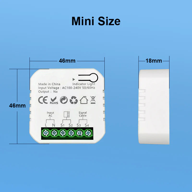 Tuya Smart Life Wifi Garage Door Opener Controller Dry Contact App Monitor Security Remote Control Supports Alexa Google Home