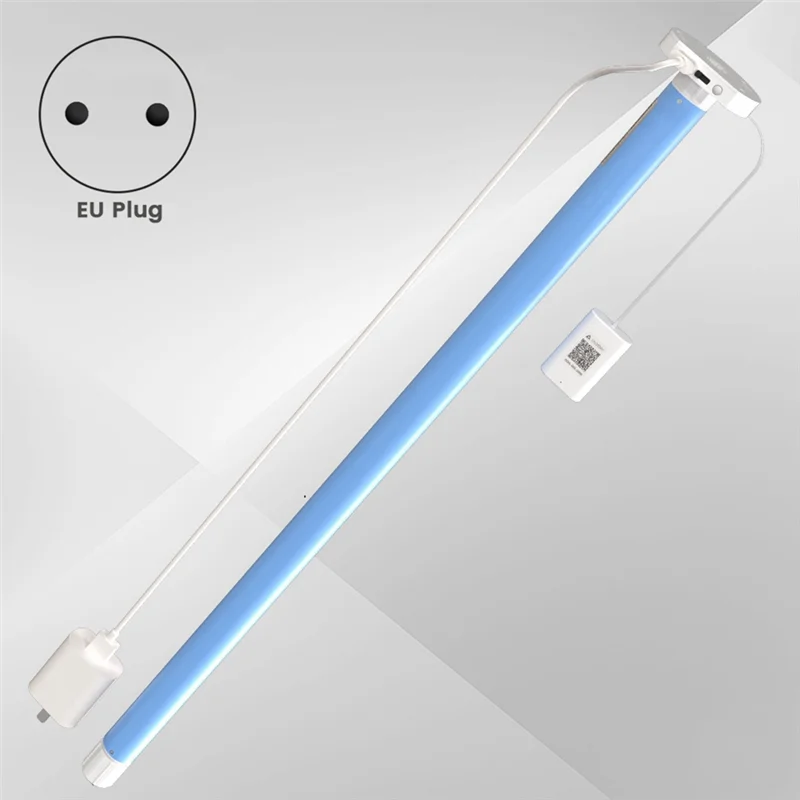 B50B-Wifi Smart Roller Shade Blinds Motor Plug-In For 17Mm/20Mm/25Mm/28Mmmm Tube Curtain Tubular Motor EU Plug Motor With R9