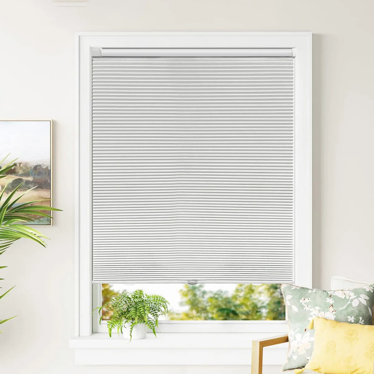Custom Size Cellular Shades Blackout Cordless Window Blinds No Tool Curtain Honeycomb Blind Windows Shade for Room Home