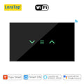 LoraTap US Curtain Blinds Roller Shutter Switch Backlight Tuya Smart Life App Timer Remote Control Voice by Google Home Alexa