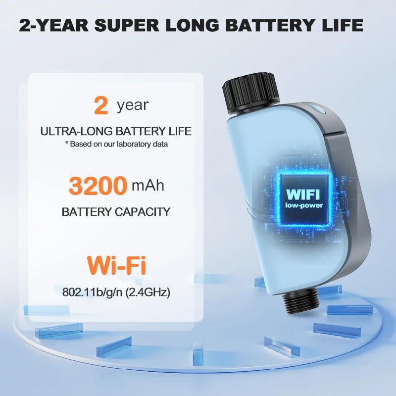 Tuya WIFI Smart Garden Watering Timer Valve Home Outdoor Irrigation Remote Automatic Garden Watering Control Tool Alexa Google