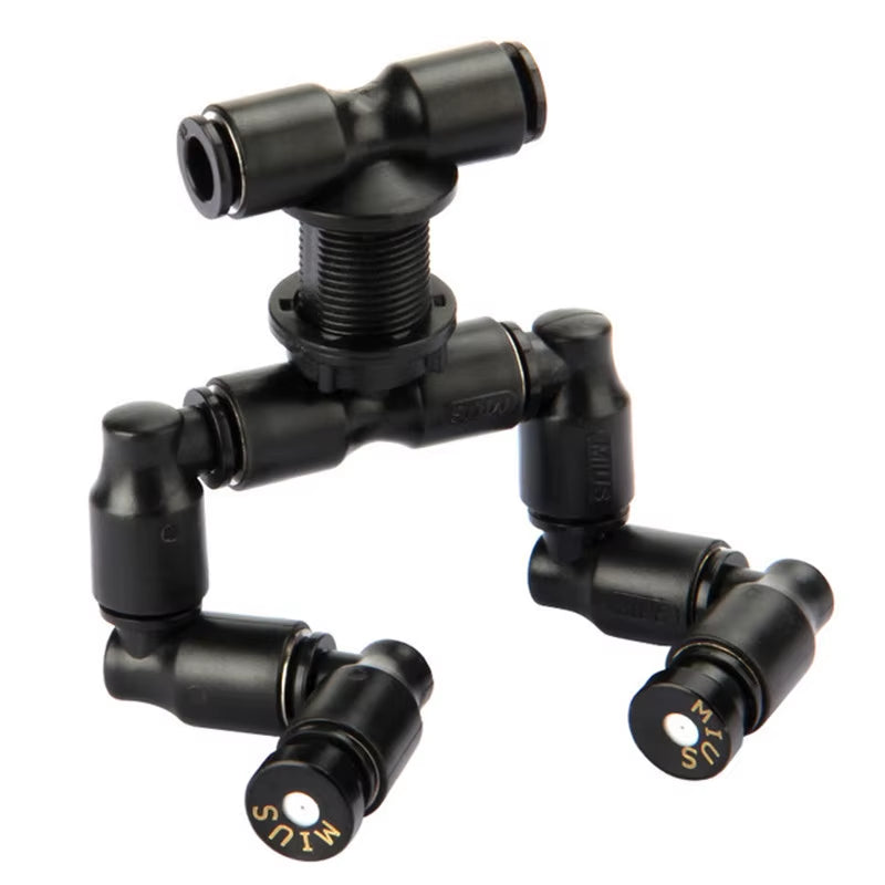 MIUS Smart Reptiles Fogger Mist Sprinkler 360 Degree Rotating Spray Nozzle Garden Greenhouse Irrigation Sprinkler Cooling System