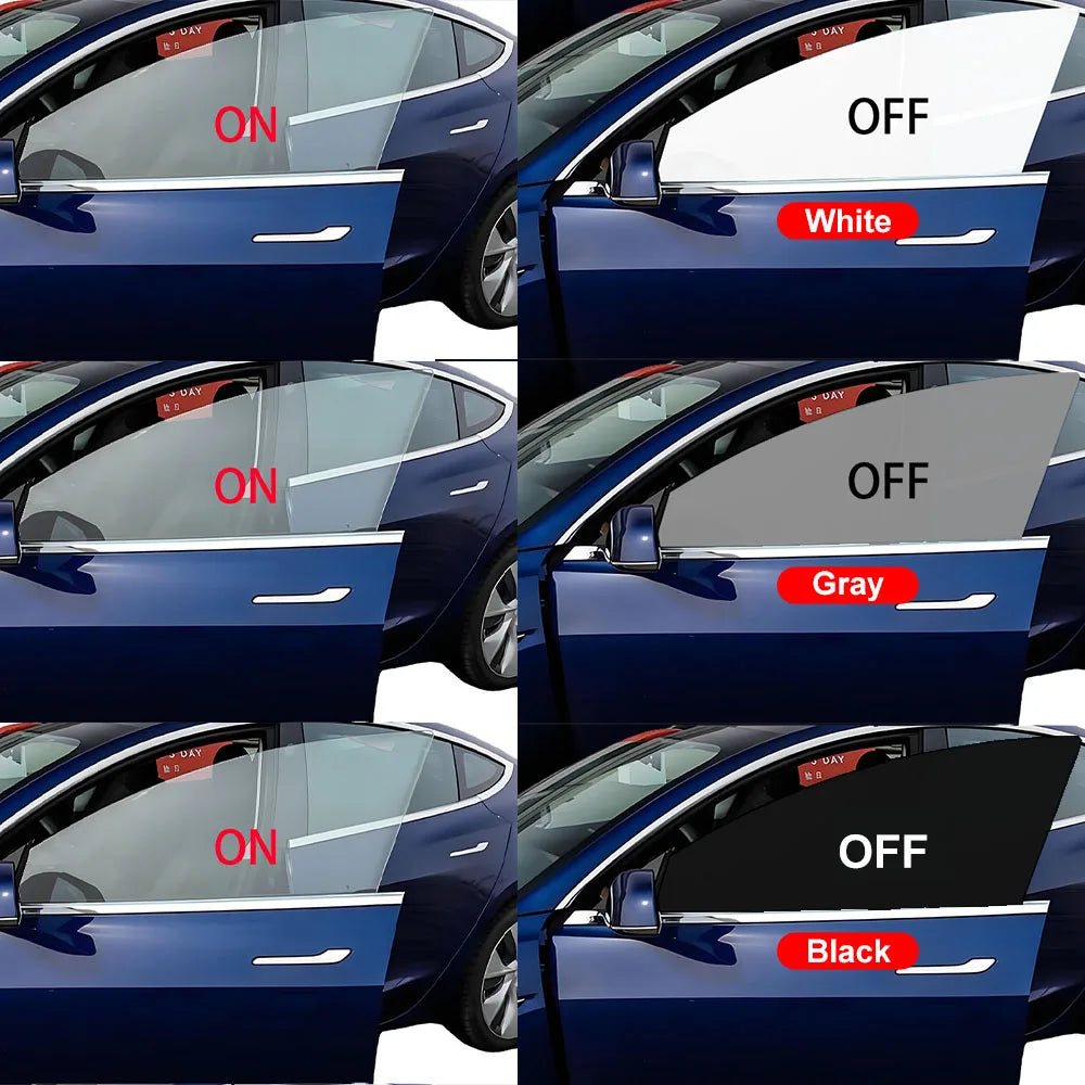 Smart PDLC Privacy Window Film for Automotive Window Tint Self-Adhesive Switchable Electric Remote Control PDLC Film  for Car