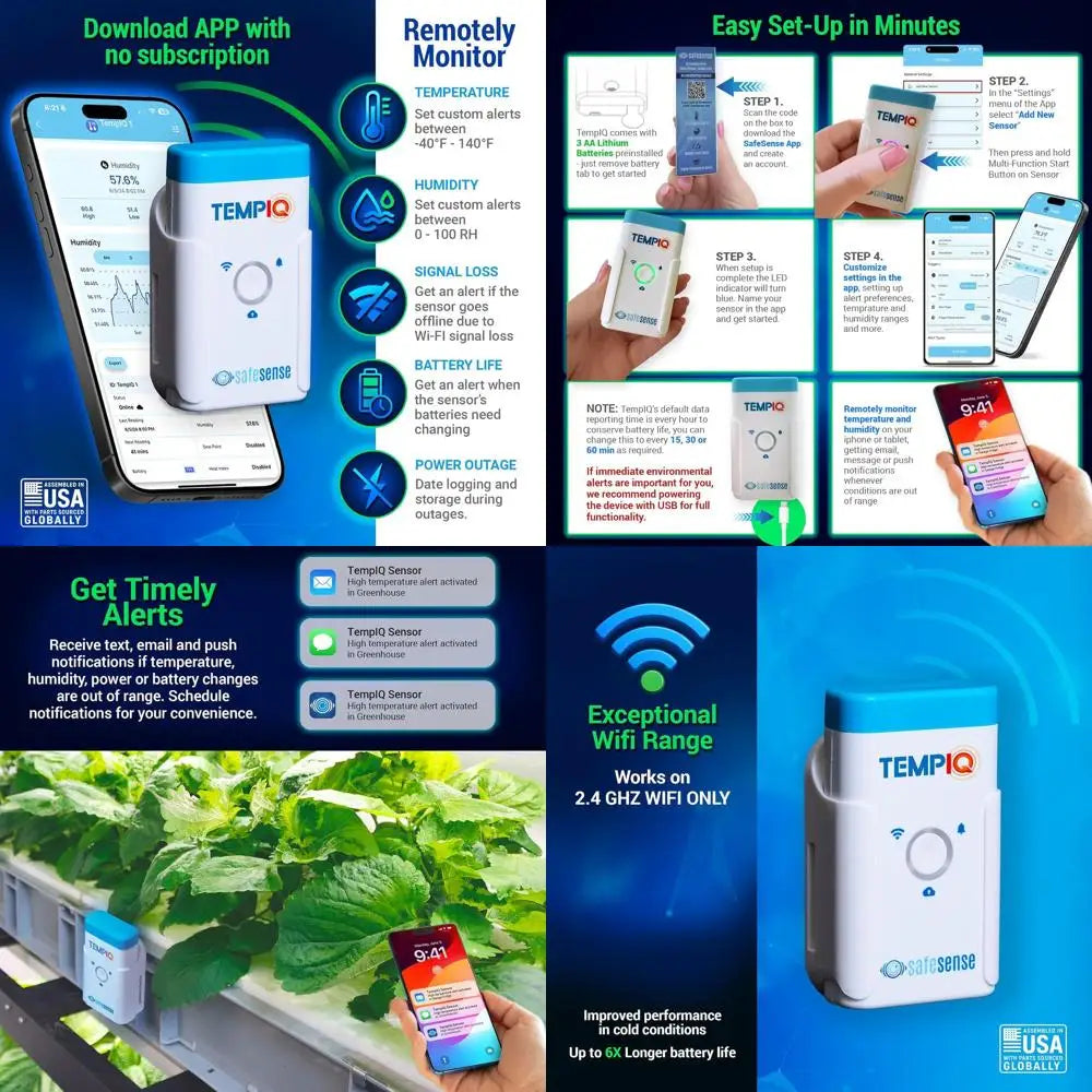 Smart Home WiFi Thermometer & Hygrometer