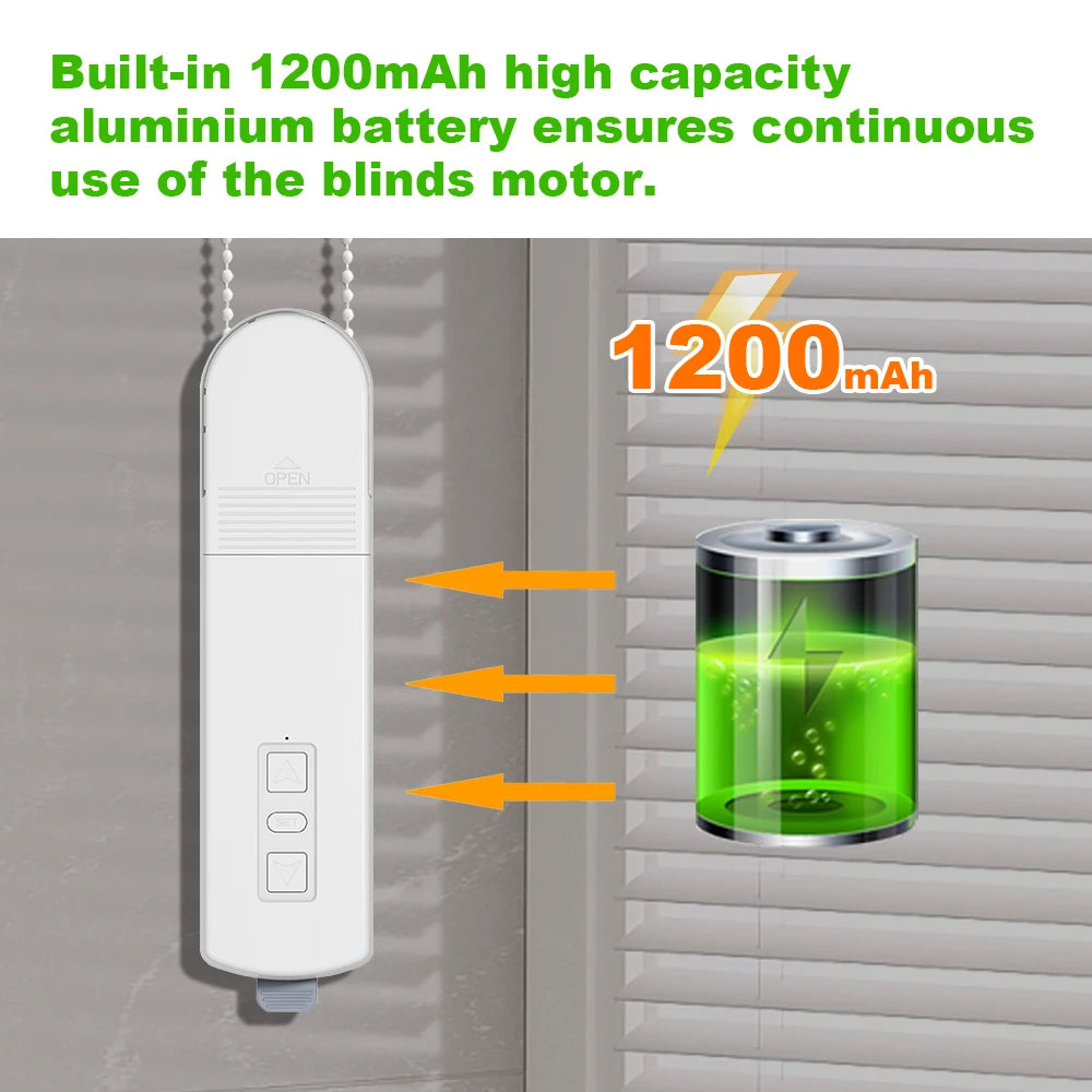 Tuya Zigbee3.0 Smart DIY Motorized Chain Electric Roller Blinds Curtain Motor Shade Shutter Drive With Remote Alexa Google Alice