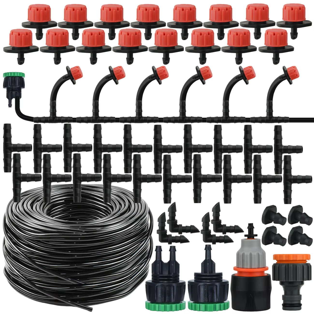 5-50M Smart Garden Automatic Watering System Kit 4/7Mm Micro Drip Irrigation Dropper DIY for Potted Plants Lawn Greenhouse