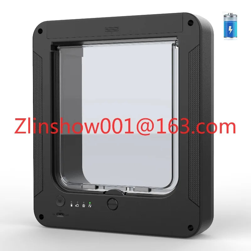 Smart Pet Door Gate Pet Care Microchip Cat Flap Door Small Dog Door Scans Pets