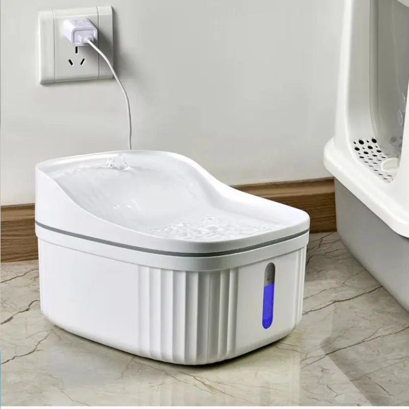 Pop Smart Pet Water Dispenser For Cats And Dogs Automatic Filtration And Recirculation Washable And Travel-friendly