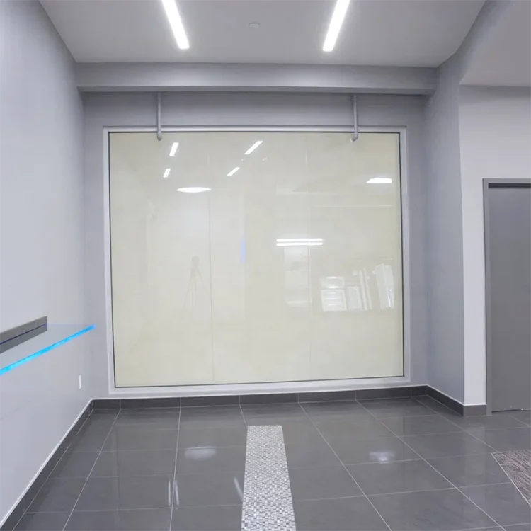Sunrooms Smart Switchable Tempered Glass Window ,Transformers Control Smart Glass Film Customizable size