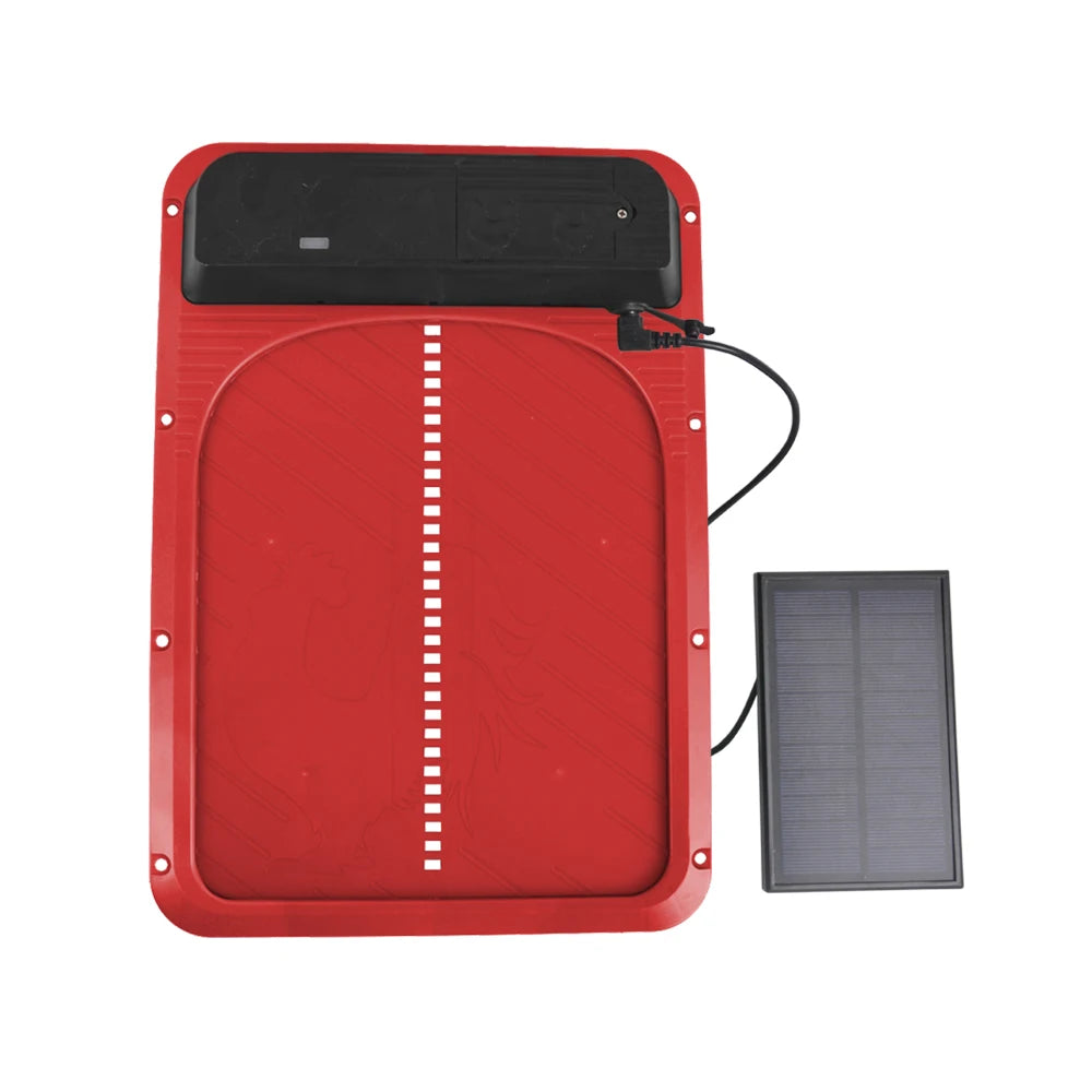 New smart chicken coop door Automatic chicken coop door opener Light-sensing brightness sensing principle pet door