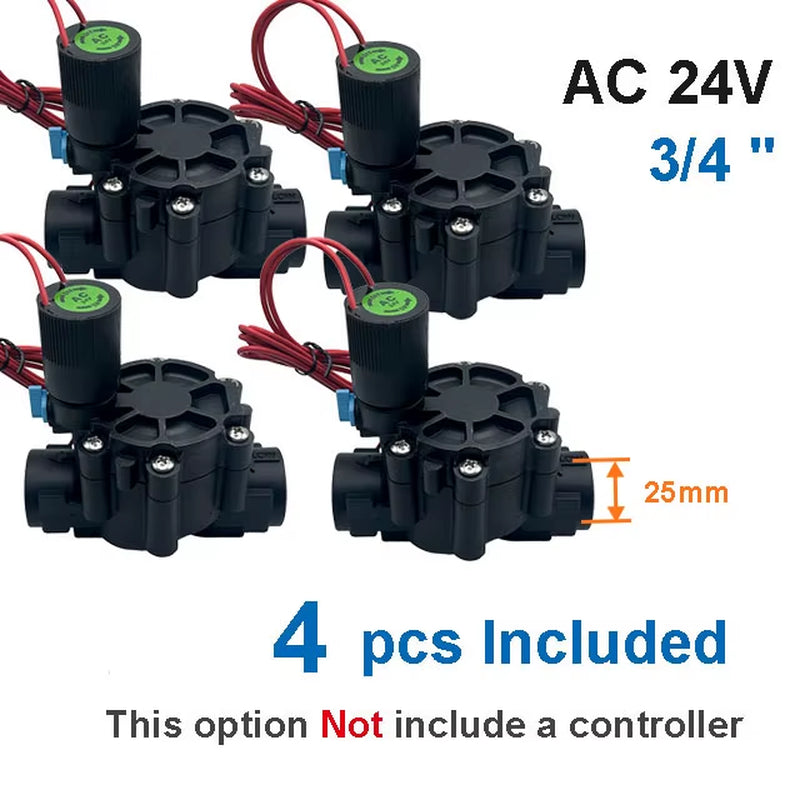 WIFI Smart Garden Irrigation Watering Timer Irrigation Water Solenoid Valve 4/6/8-Way Programmable Drip Garden Watering System