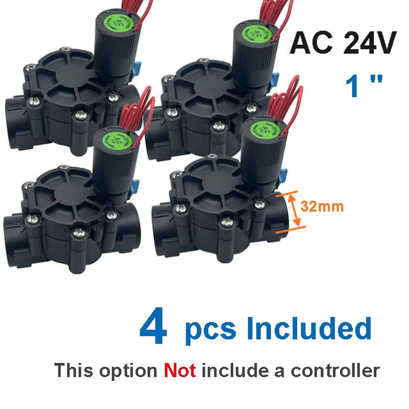 WIFI Smart Garden Irrigation Watering Timer Irrigation Water Solenoid Valve 4/6/8-Way Programmable Drip Garden Watering System