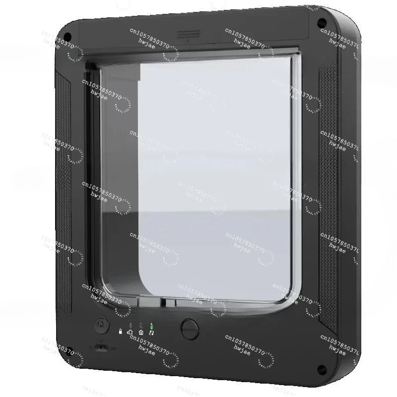 Electric Pet Door with Chip 4-Way Locking Cover Automatic Smart Pet Cat Dog Door