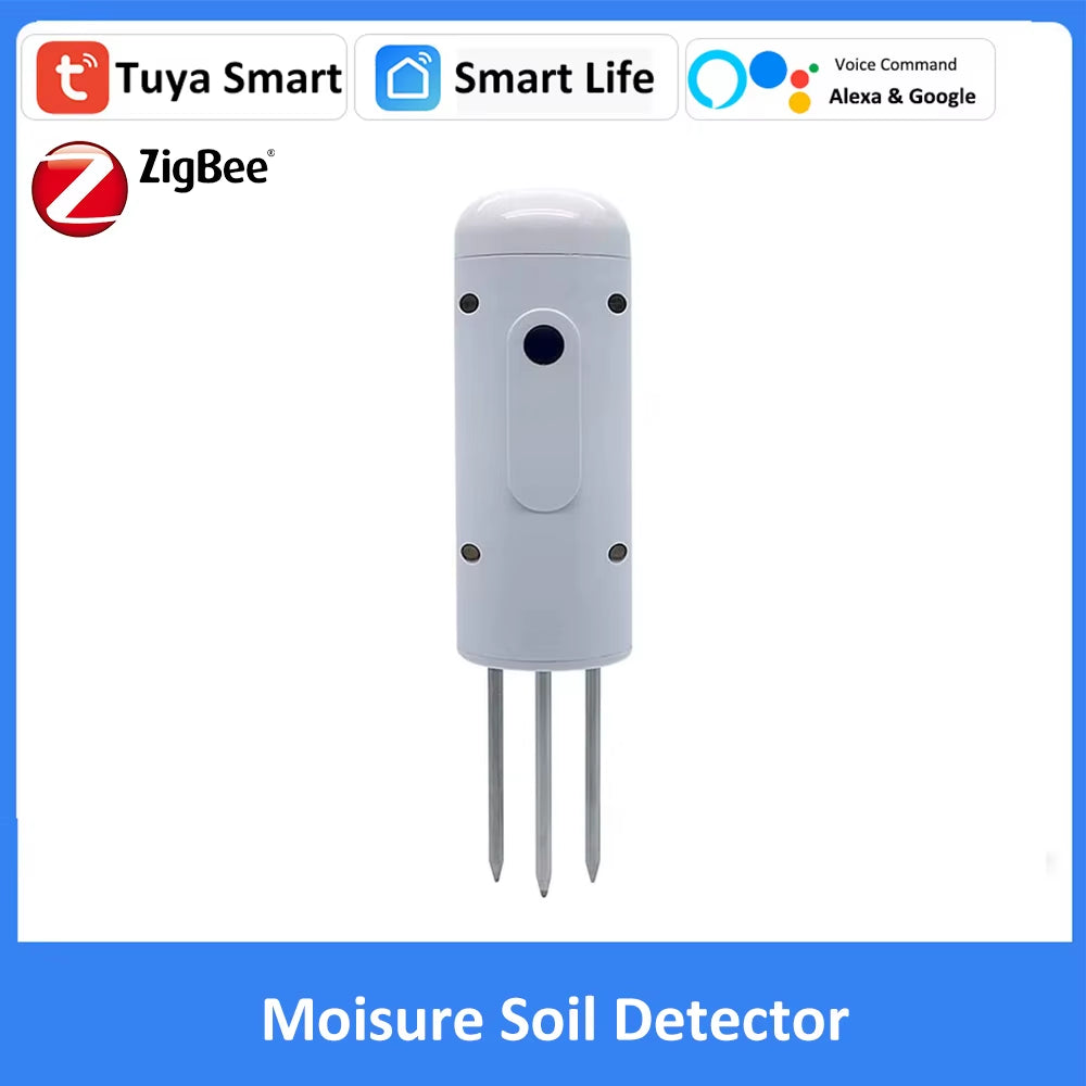 Alexa Google Tuya Zigbee Hose Faucet Watering Timer Controller Sprinkler Smart Garden Irrigation System Soil Moisture Detector