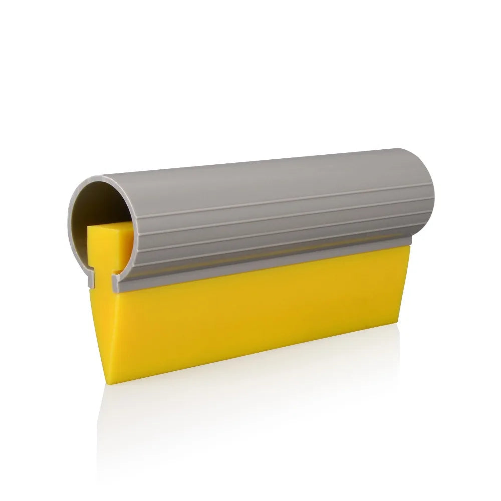 EHDIS 9-Inch Silicone Soft Turbo Squeegee Window Film Vinyl Wrapping Car Rubber Scraper with Tube Handle Home Tint Cleaning Tool