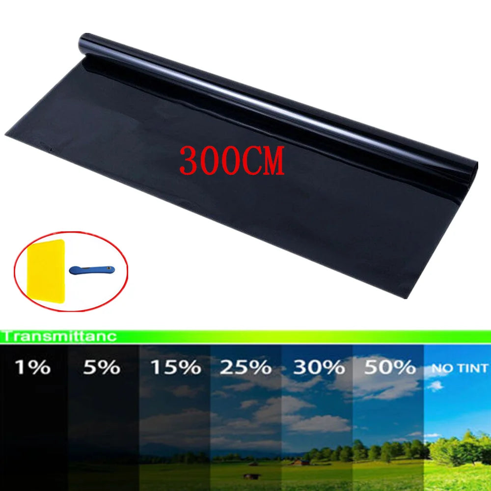 Car Window Tint Film VLT 300CM Home Decorate Window Glass Film Solar Protection Sheets Tinted Film Nano Ceramic Shading Film