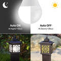 15W LED Dusk to Dawn Night Light Bulb with Light Sensor Smart Lamp Auto Switch ON/OFF Garden Lighting Decoration 110V/220V