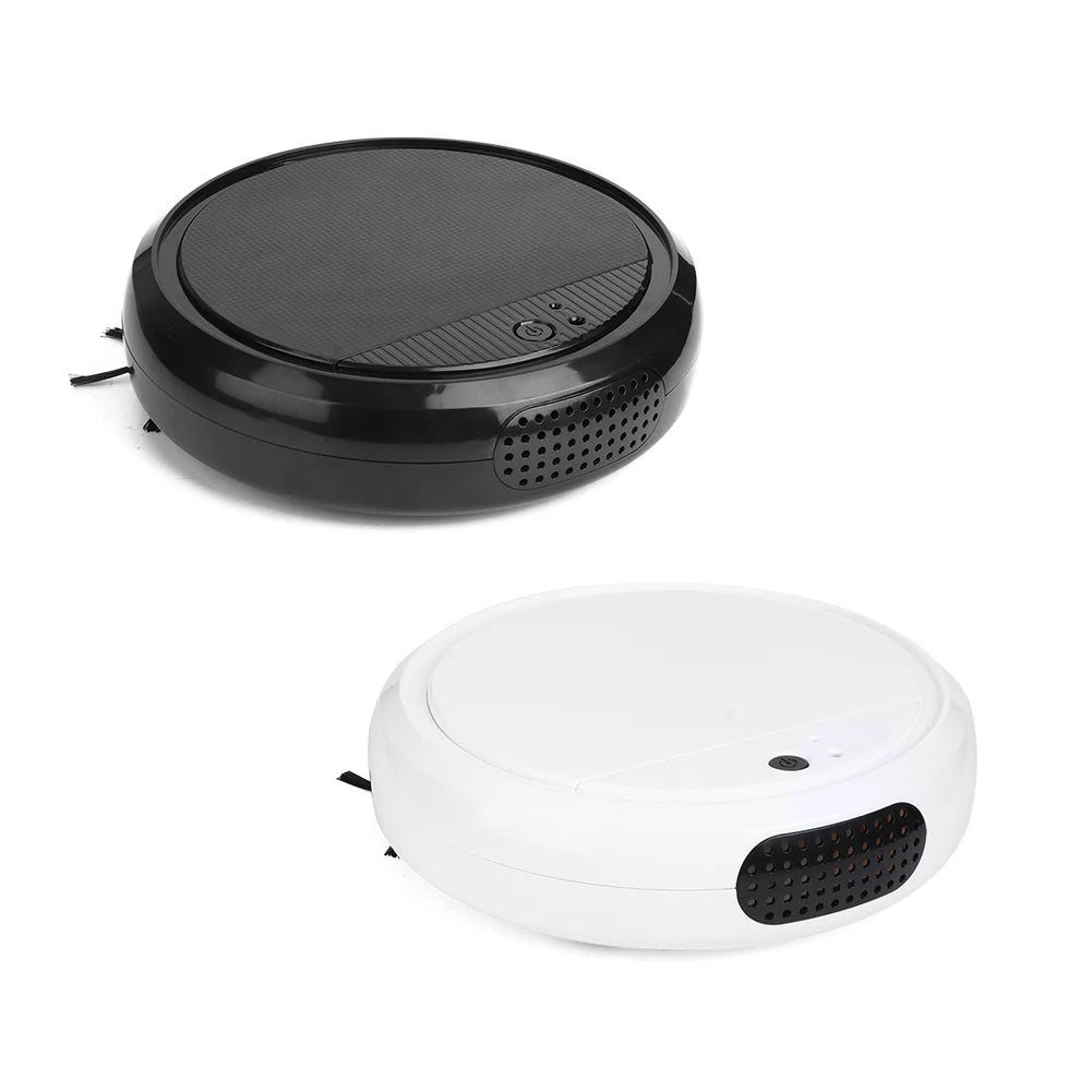 Smart Sensor Protectio 360° Smart Sweeper Robot Vacuum Wet Dry Powerful Suction Hard Floors for Pet Hair Carpets Floating Dust