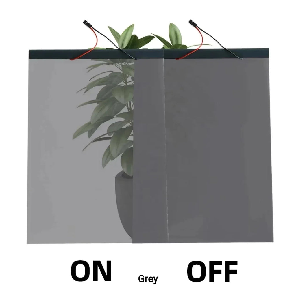 Modern Black Self-Adhesive PDLC Smart Film for Glass Privacy Switchable Remote Control PET for Apartment Hotel Decorative