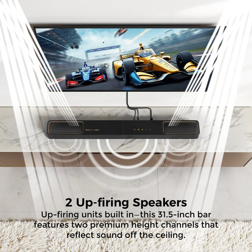 ULTIMEA 5.1.2ch Sound Bar with Dolby Atmos, Surround Sound System for TV with 2 Surround Speakers, SoundBar for Smart TV,  2025