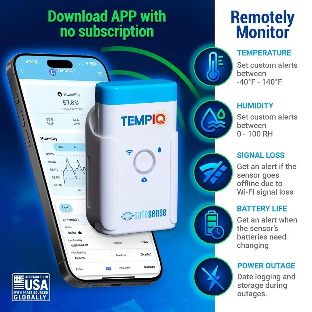 Smart Home WiFi Thermometer & Hygrometer