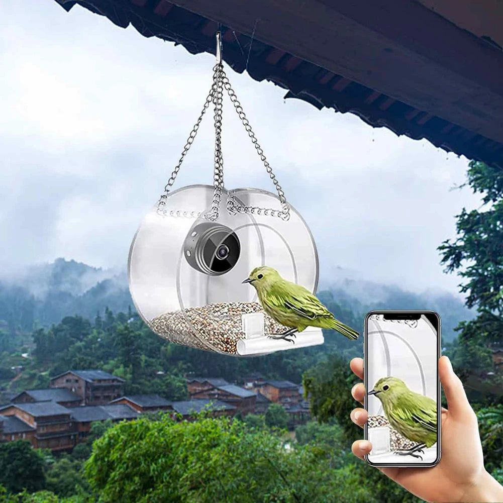 Smart Bird Feeding House with Camera