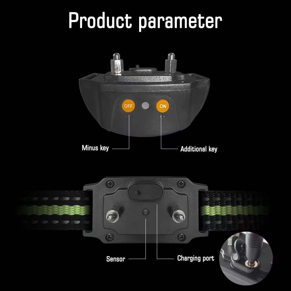 Electric Smart Automatic Training Collar Anti Barking Dog Collar Rechargeable Vibration Stop Bark Collar Device Pet Accessories