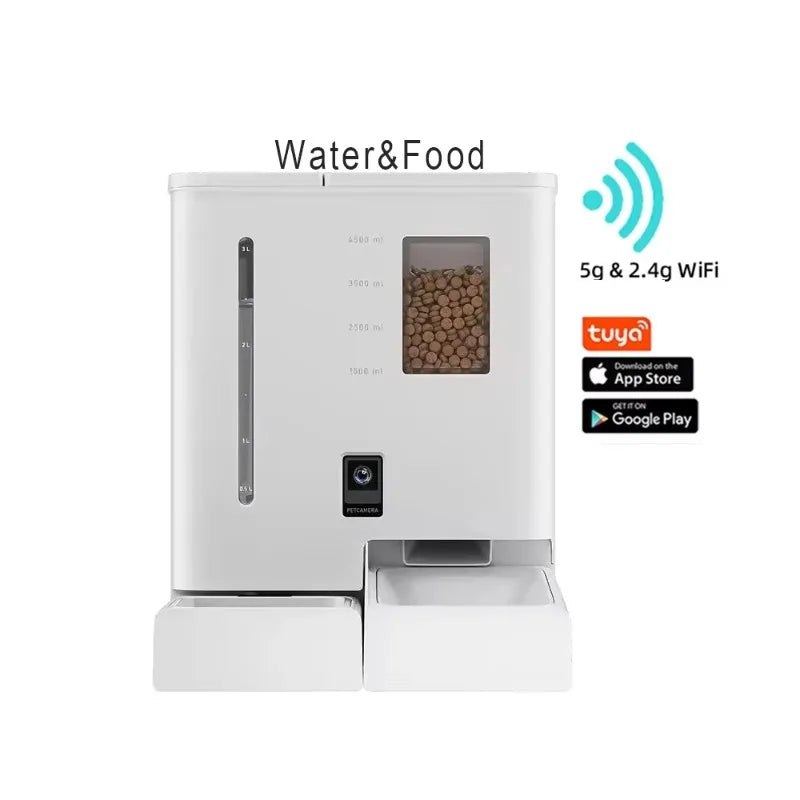 Smart Pet Food Feeder and Water Fountain