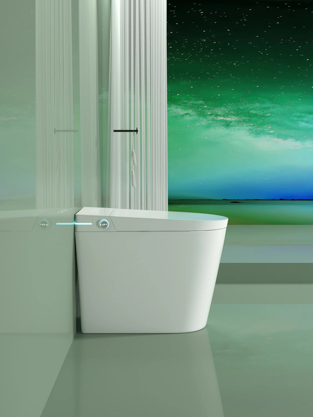 Smart Bathroom Floor Mounted Toilet