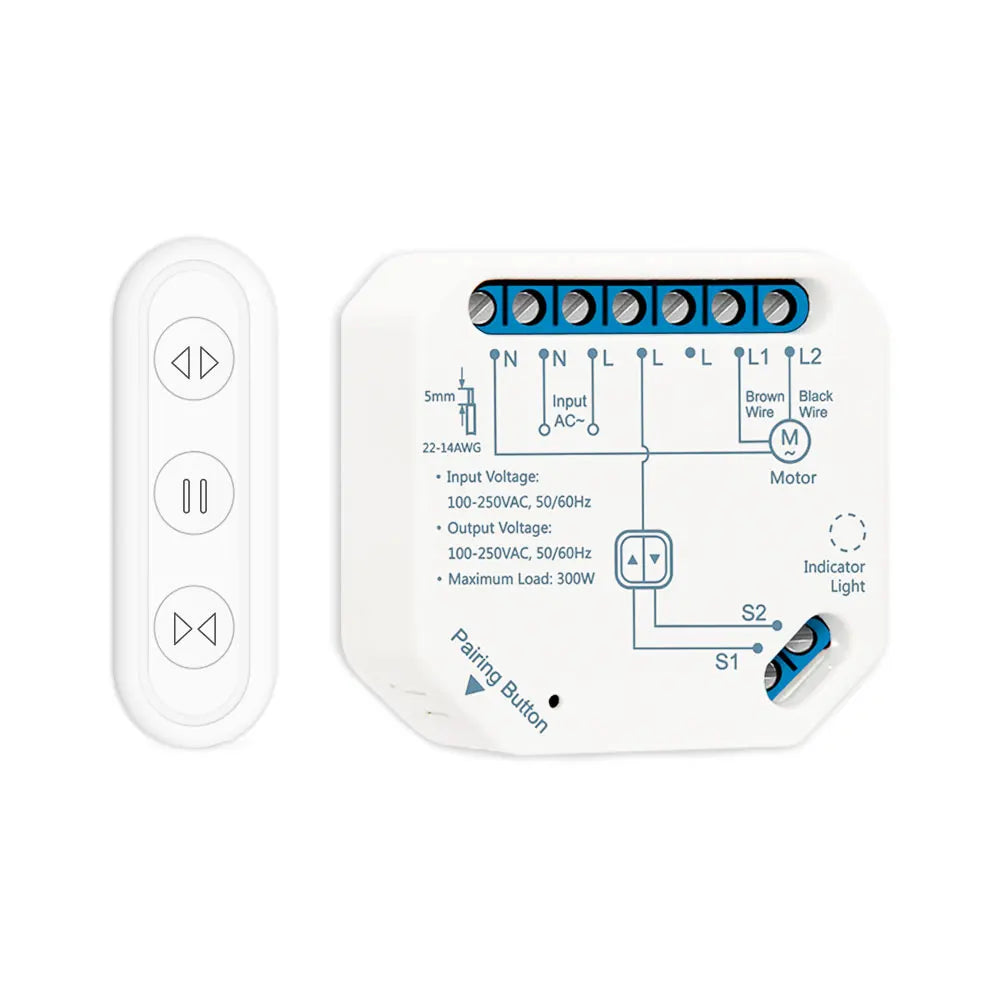 Tuya Smart Life Curtain Switch Module Remote Control Blinds Roller Shutter RF+WIFI App Timer Google Home Aelxa Echo Smart Home