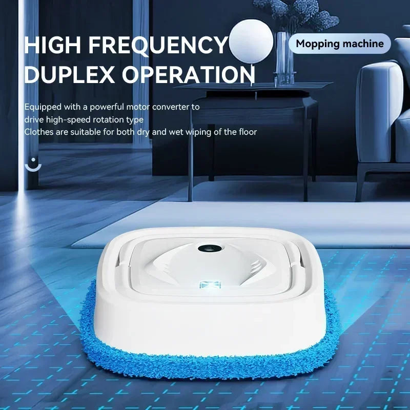 Intelligent Robot Vacuum Cleaner 2000Pa Strong Suction Sweep Mop Smart Mapping Anti Hair Tangle for Hard Floor Carpet Pet Hair