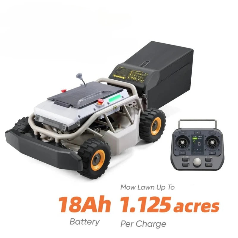 Customized Remote Control Lawn Mower 4WD 85% 40°Slope(Wide Wheels Edition) Cutter for Steep Slopes Smart Remote Mower