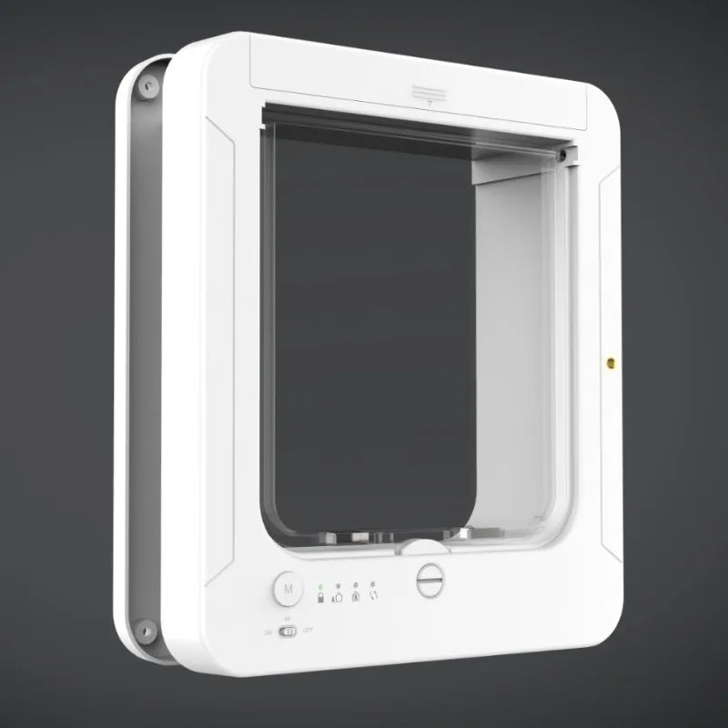 Smart cat door, automatic sensing, can control the direction of entry and exit Pet door, cat kennel cat