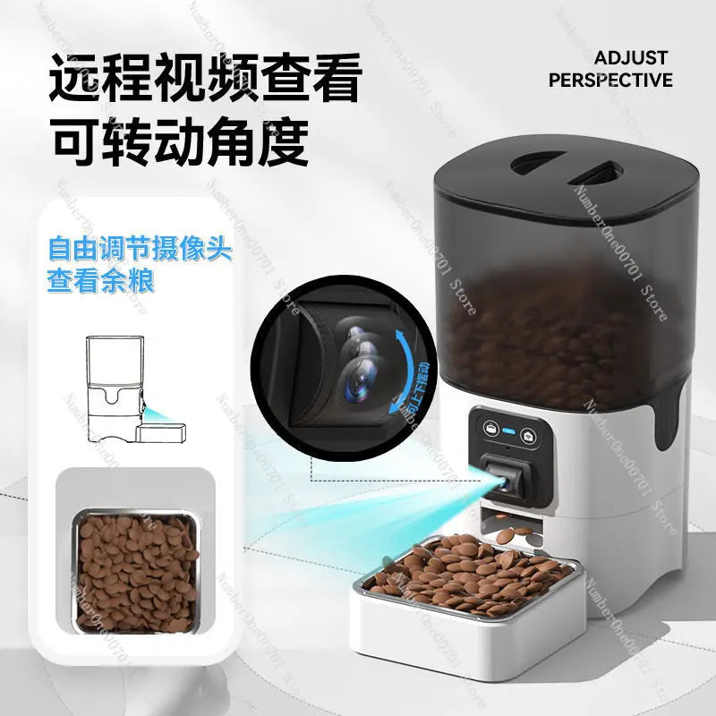 Automatic Pet Feeder for Cats and Dogs, Smart Timed and Quantitative Feeder, Cat and Dog Food Dispenser