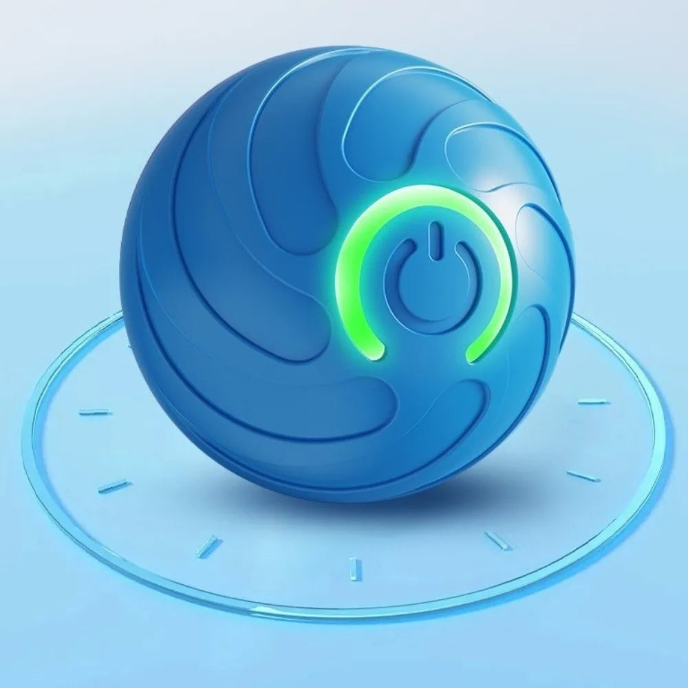 USB Rechargeable Smart Dog Toy Ball Gravity Jump Chew Resistant Interactive Pet Toy Bite Resistant Bouncing Design Moving Ball