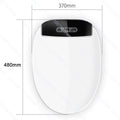 Smart Bidet Toilet Seat Heated Elongated Bidet Lid Cover Instant Warm Water Air Dryer Feminine Wash Night Light Remote Control